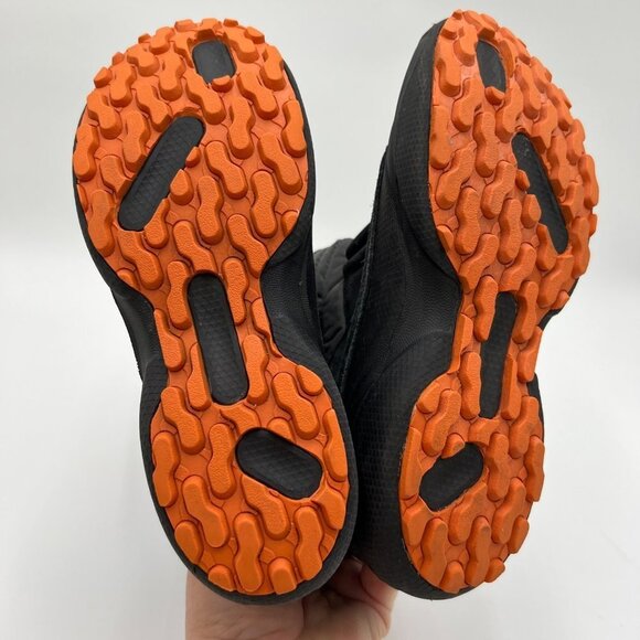 Columbia Techlite Boots Winter Snow Day Black Orange Leather Rubber size 6 - Picture 12 of 16